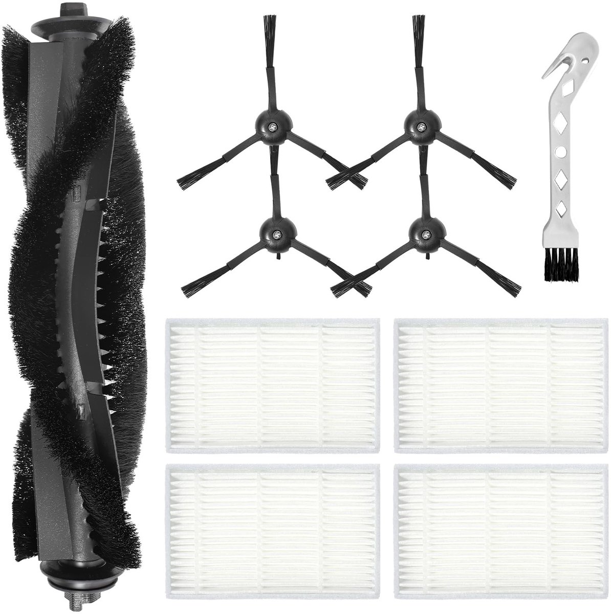 Elzusha - Accessoireset voor Tapo Robotstofzuiger met Borstels en Filters