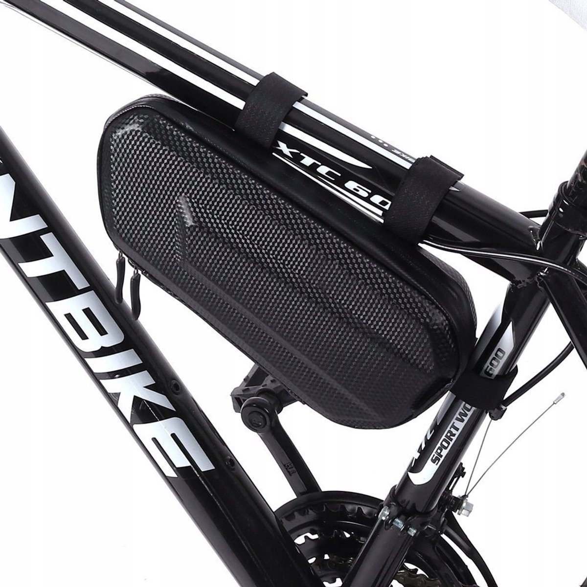 Merkloze Fietsframetas 1.5L - Waterdicht & Stevig