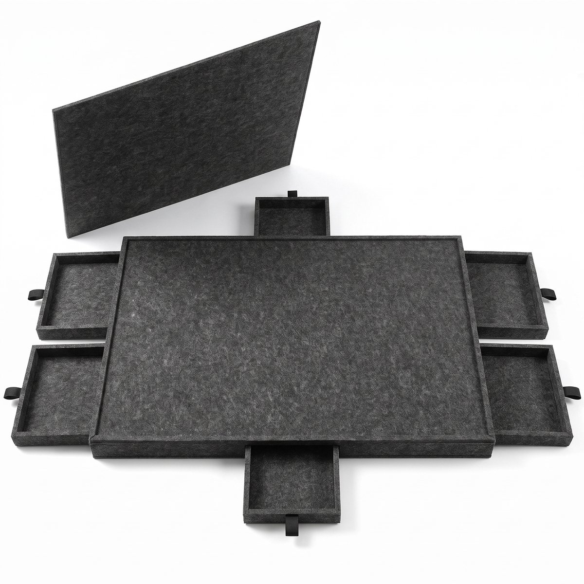 IvoQ Puzzelbord - 1000 Stukjes - 6 Sorteerlades met Standaard