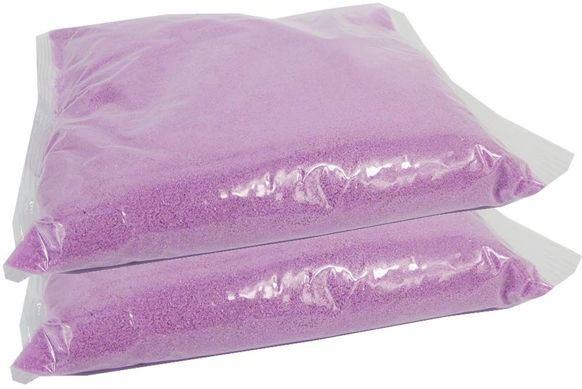 Solidchoice - Decoratief Zand 2 kg, Kleur Lila, 0,4-0,7 mm