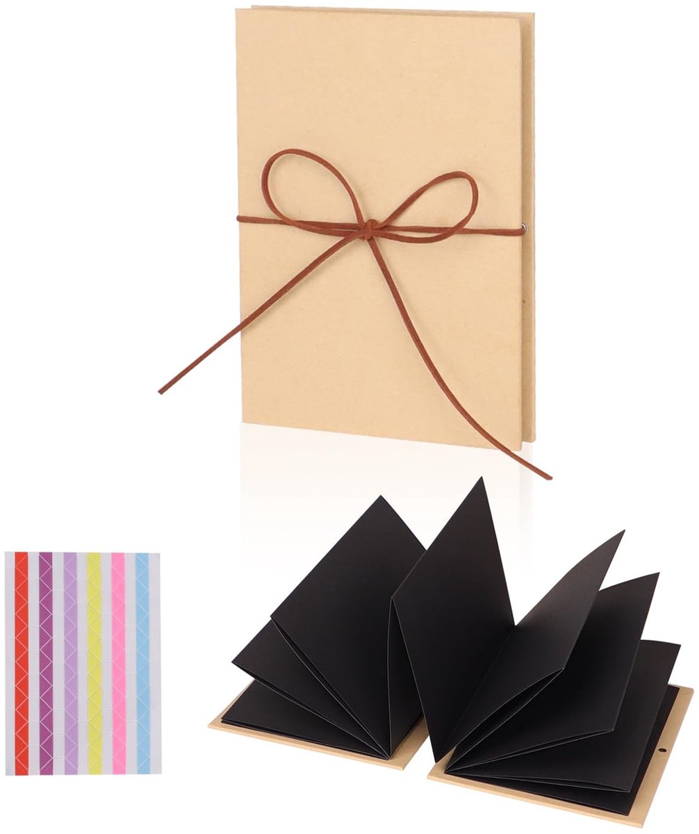 Elzusha- Fotoalbum 5 inch - Scrapbook - 36 pagina's - Doe-het-zelf - Mini formaat - Uniek ontwerp (17,5 x 11,5 cm)