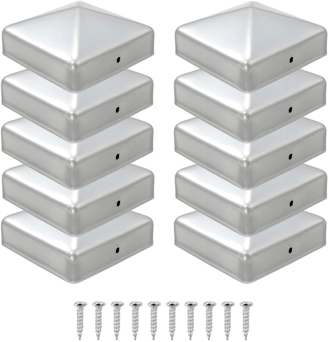 Elzusha - Set van 10 Post Caps voor Houten en Metalen Palen