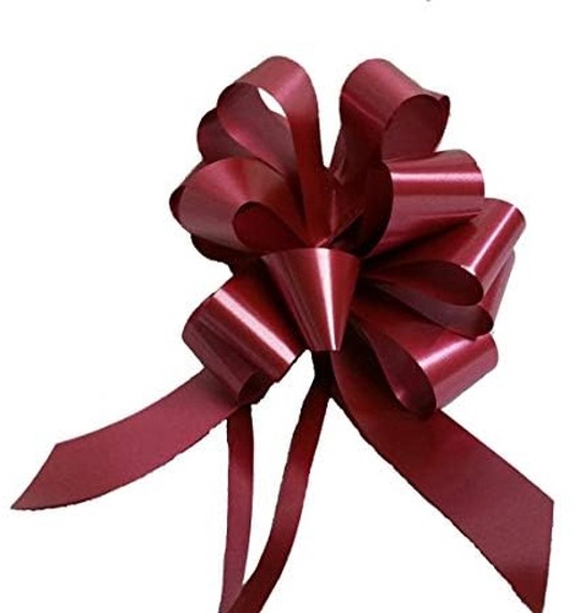 Elzusha - Decoratieve Strikken voor Bruiloft en Doop - 50 Stuks Bordeaux - Breedte 3 cm
