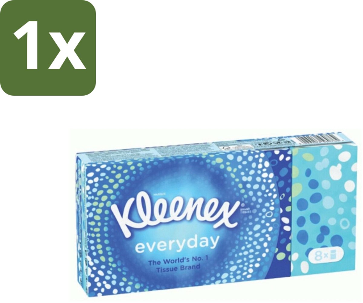 Kleenex - Zakdoekjes - Everyday - 8 Pakjes Zakdoekjes - 1 stuk