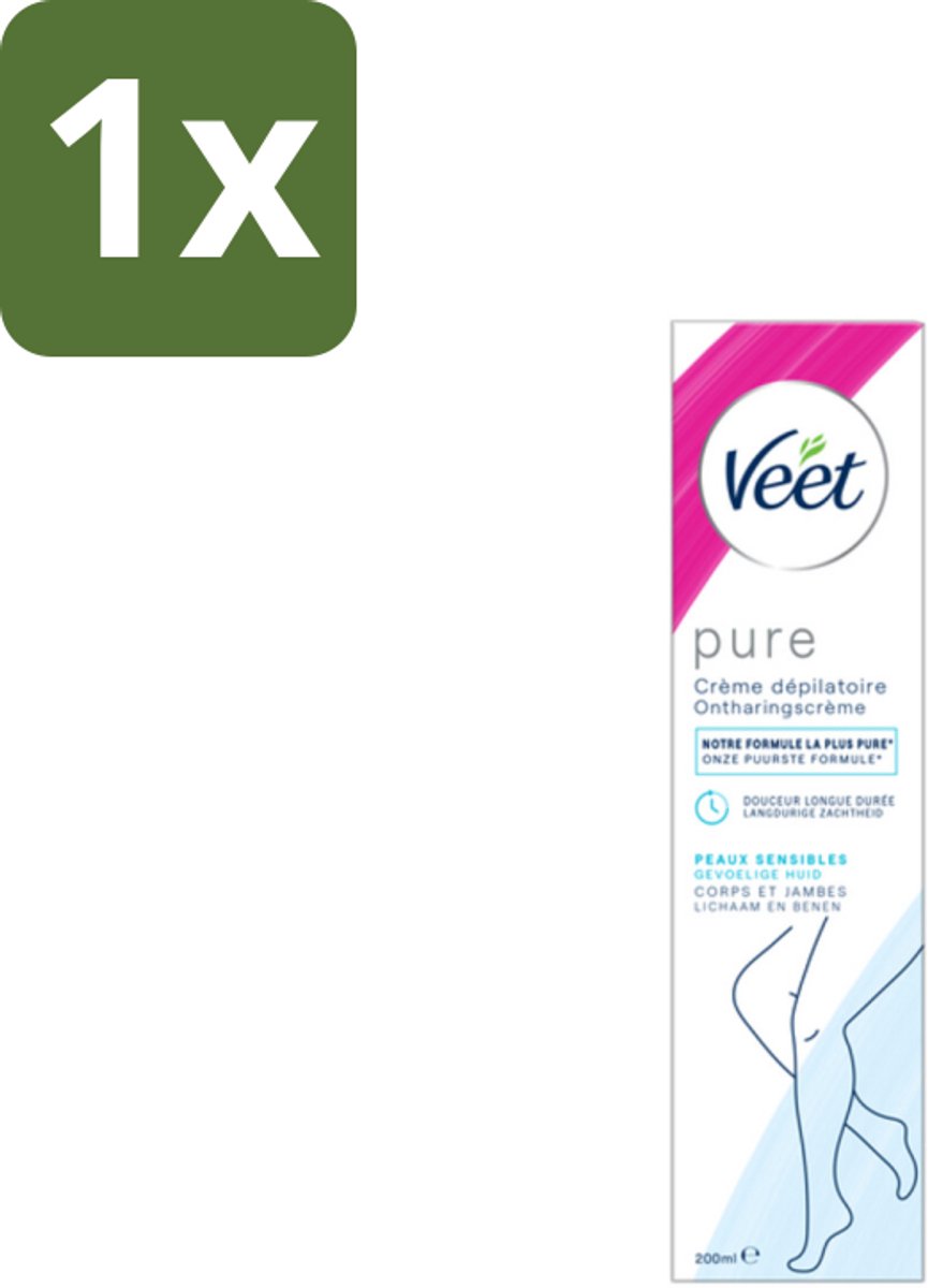 Veet Minima - Ontharingscrème - Gevoelige Huid - Frisse parfum - 200ml - 1 stuk