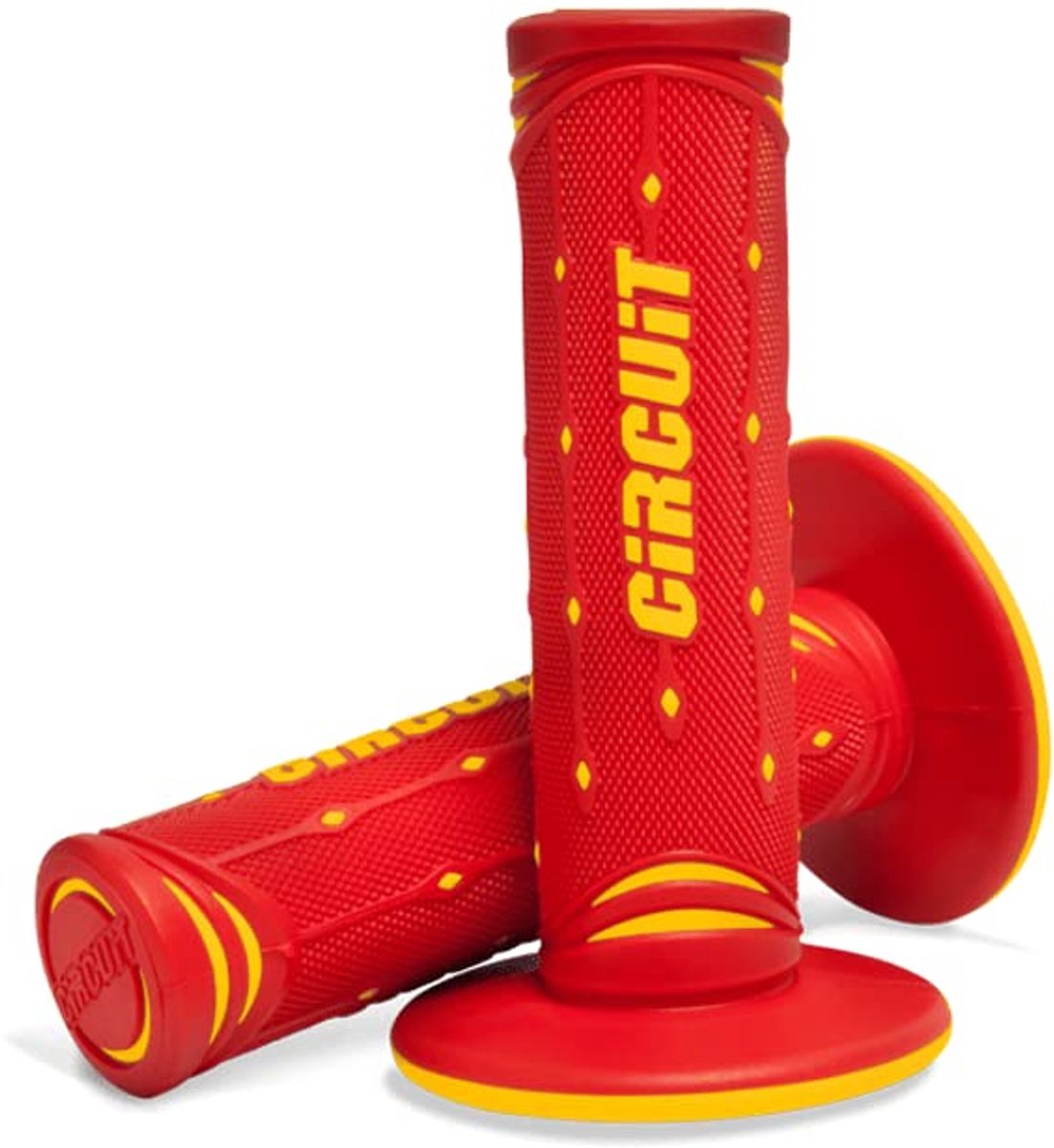 Circuit Equipment MA042-256 Grip Jupiter Racing Red/yellow - ShopVlot