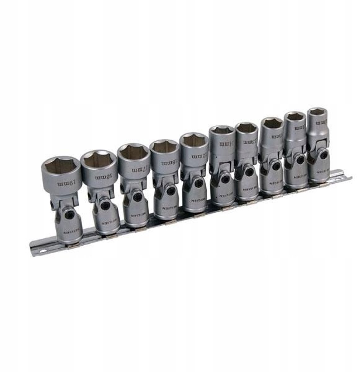Dopslag Dopsleutel Set 3/8" 10-19mm Laag Profiel - CrV Staal
