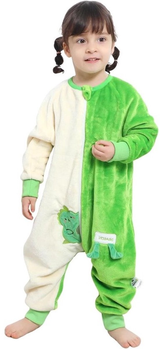 Baby Slaapzak met Voeten - Slaapromper Baby - Warm Slapen - Met Rits - 0-6 Jaar - Grijs