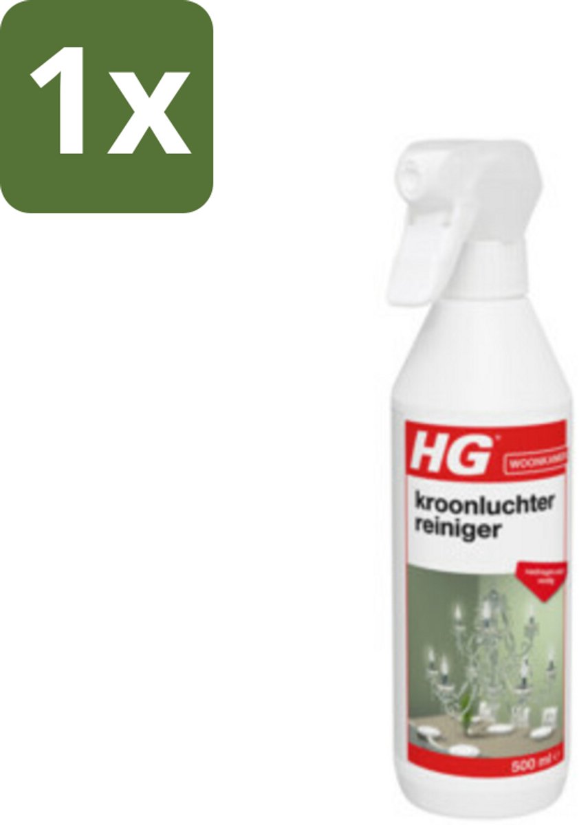 1 x HG Kroonluchtreiniger 500 ml - Kroonluchter Reinigen - Koper Reinigen - Messing Reinigen - Bronzen Reinigen - Vuil Verwijderen