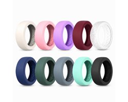 Seltureone 10 stuks siliconen ringhoes voor Oura Ring 5, valbescherming, elastische siliconen beschermhoes - ShopVlot