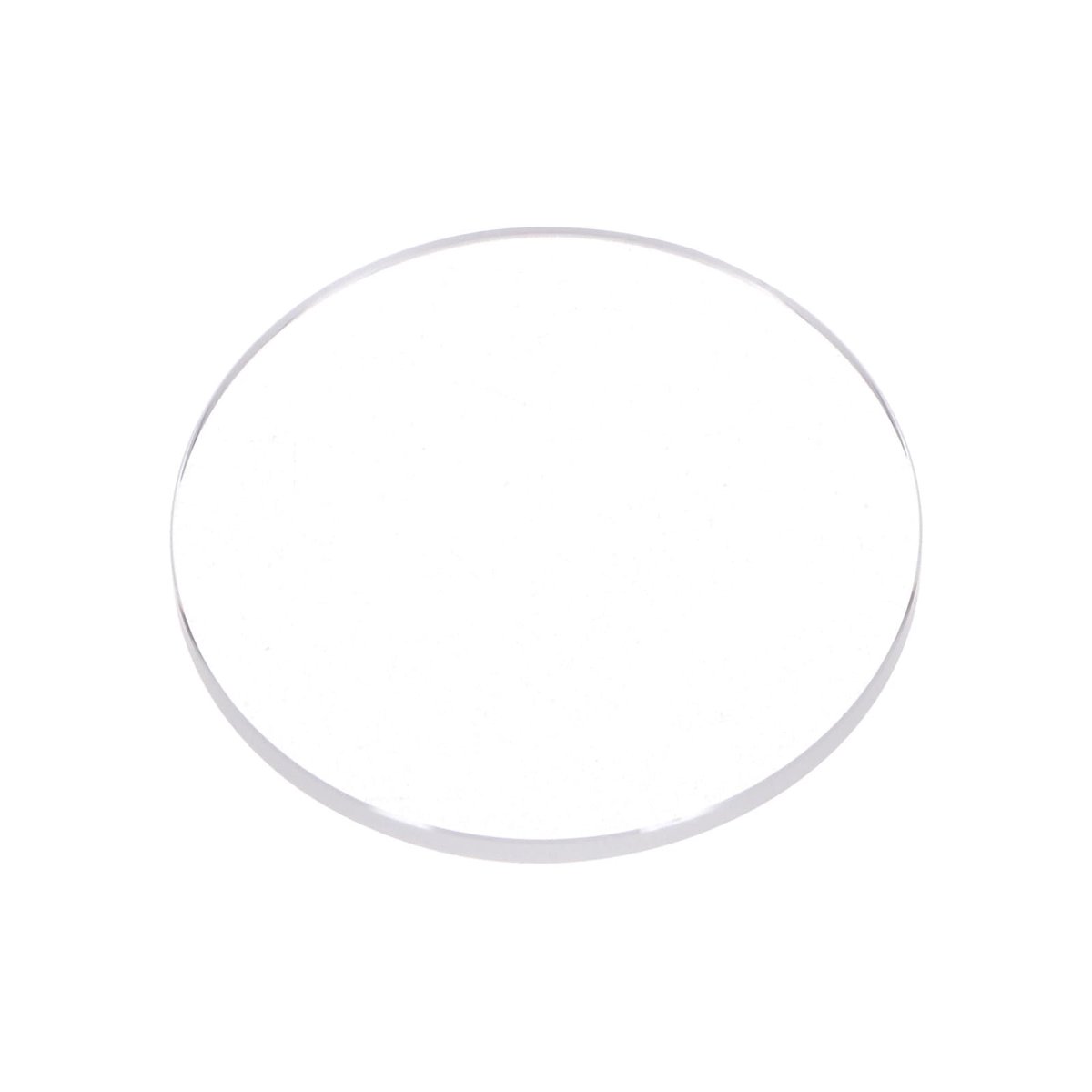 QUARKZMAN Horloge Crystal Glass Len 26.5mm dia 1.5mm dik Flat Round Clear Saffier Bril Face Crystals Lens Vervanging - ShopVlot