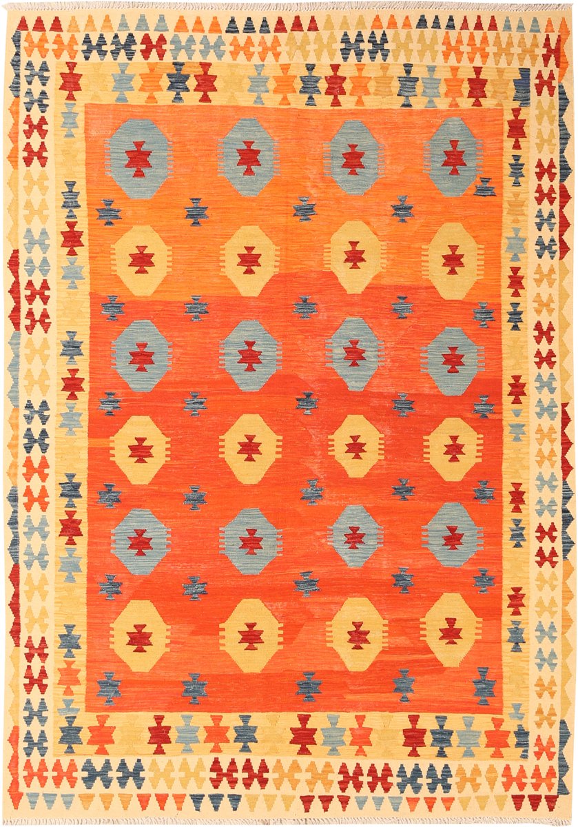 Afghaanse Oosterse wollen tapijt Handmade Kelim Tapijt