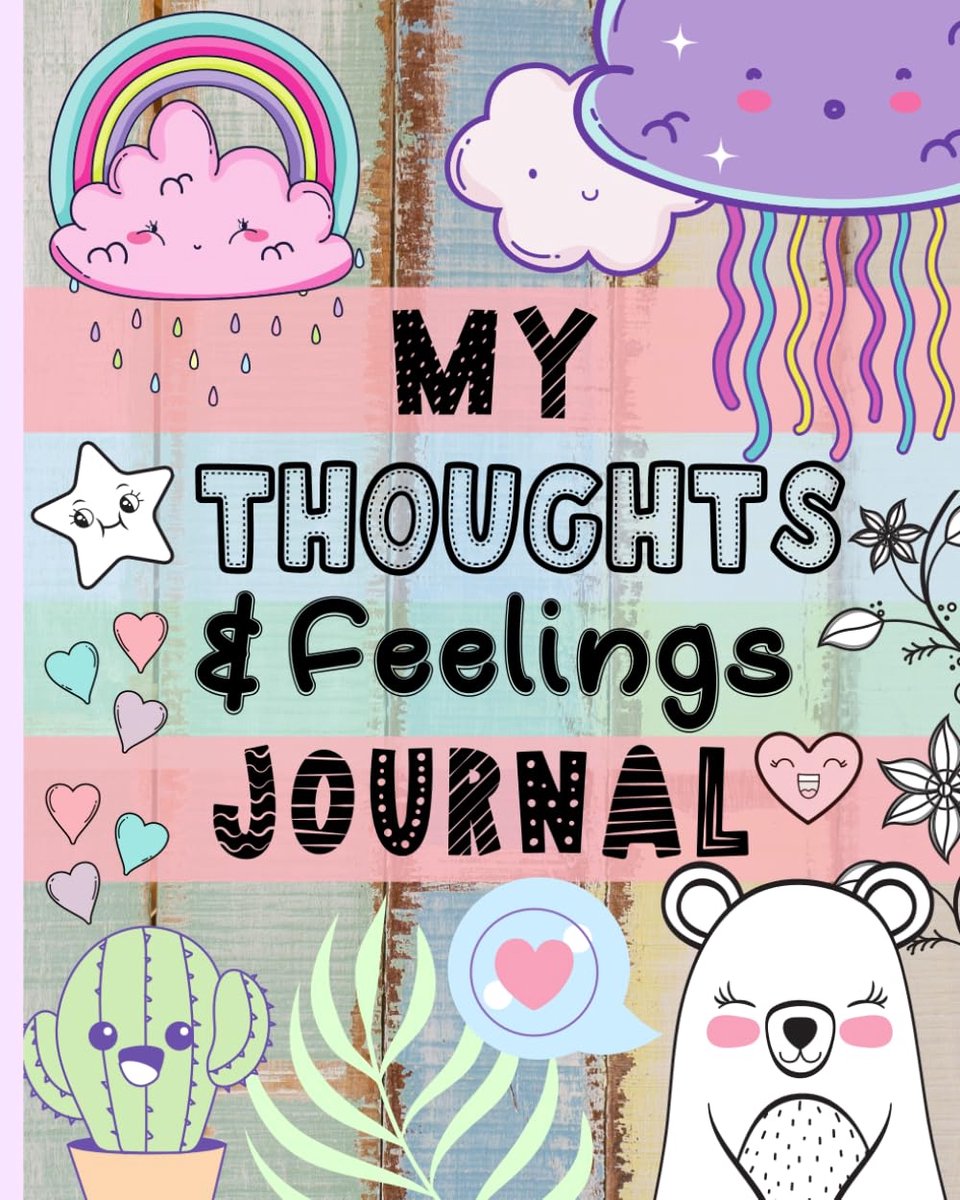 My Thoughts & Feelings Journal: Help Kids To Express Emotions, Practice Mindfulness, Gratitude & Positivity! - ShopVlot