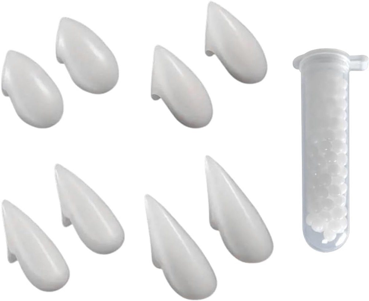 Vampier Tanden Set voor Kostuums - 4 Paar in Diverse Maten, Ideaal voor Feestjes, Carnaval en Halloween Decoratie