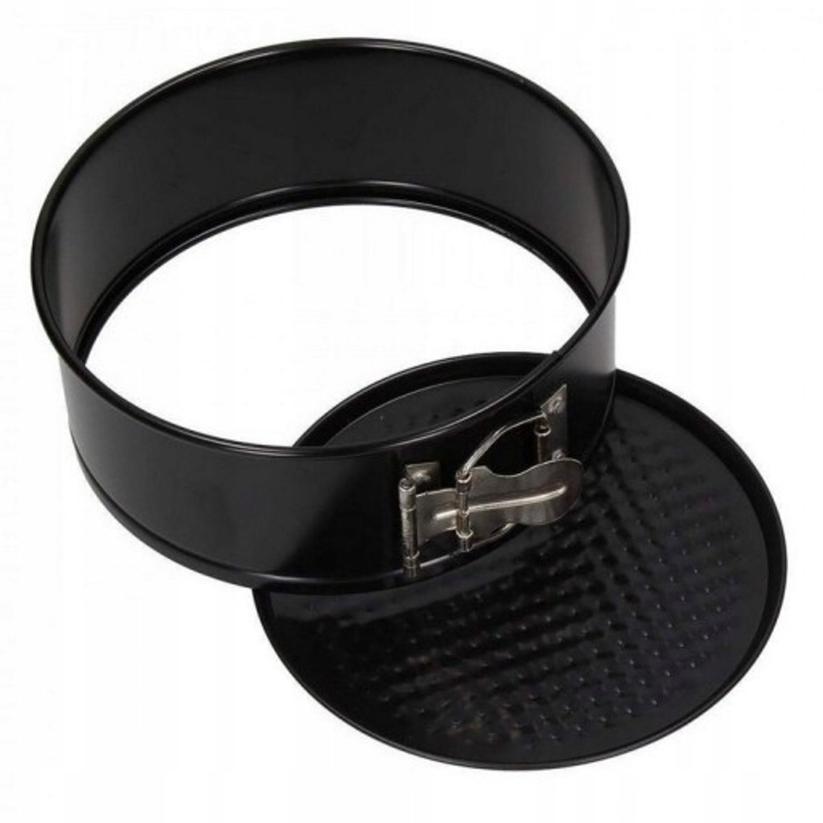 Spinwar Tortvorm met losse bodem - 26 cm - Zwart - Anti-aanbak