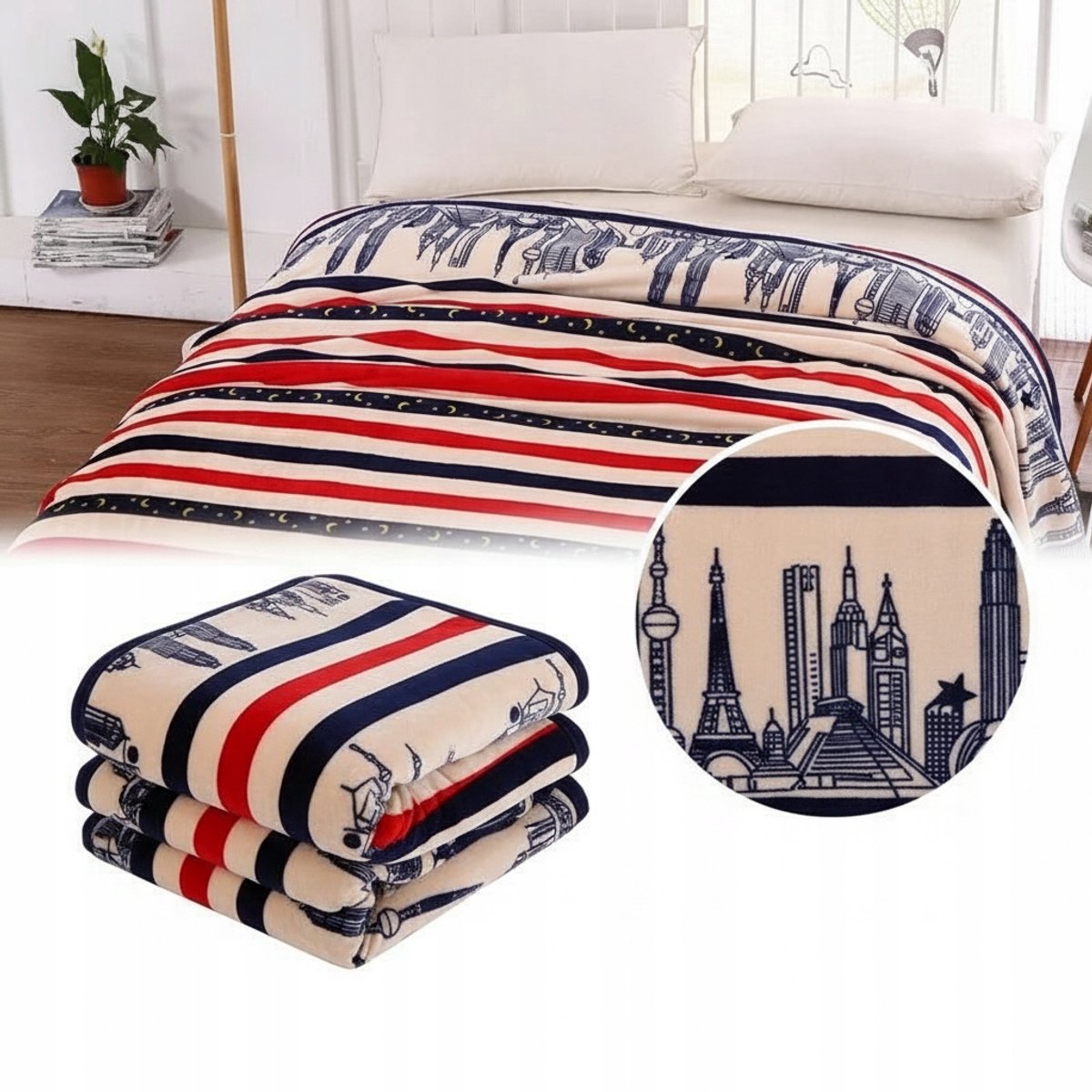 Zachte en Warme Plaid 150x200 cm - Comfortabele Deken
