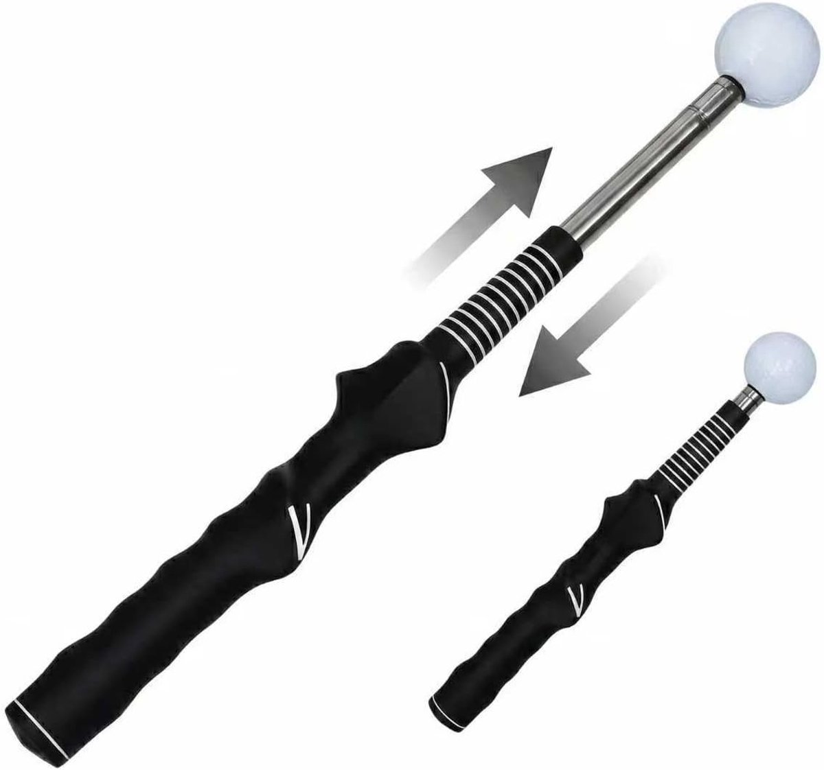 Intrekbare golftrainingshulp voor houdingscorrectie en vliegtraining, ideaal voor binnen- en buitenoefeningen, golfaccessoires voor betere swing en techniek