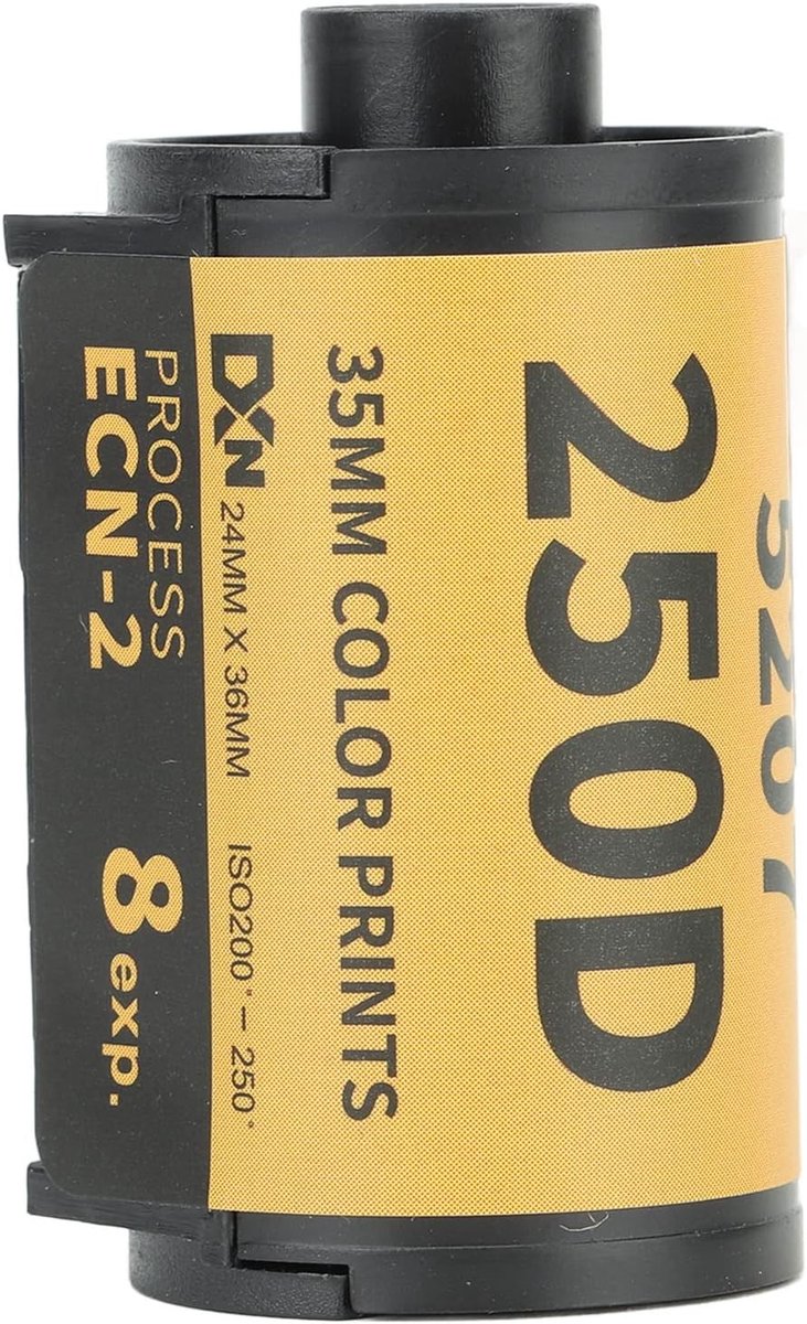 Kleurfilm voor camera's, geschikt voor ECN-2 proces, ISO 200-250, hoogwaardig beeldmateriaal