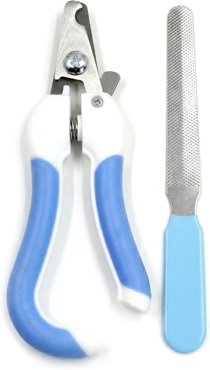 Professionele Nagelknippers voor Honden en Katten met Vijl, Ergonomische Handgreep en Veiligheidsbescherming voor Grote en Middelgrote Huisdieren