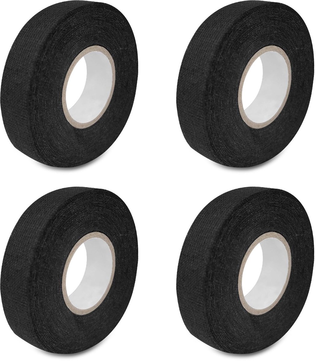 Elzusha - Set van 4 Zwarte Isolatietape voor Kabelbeheer