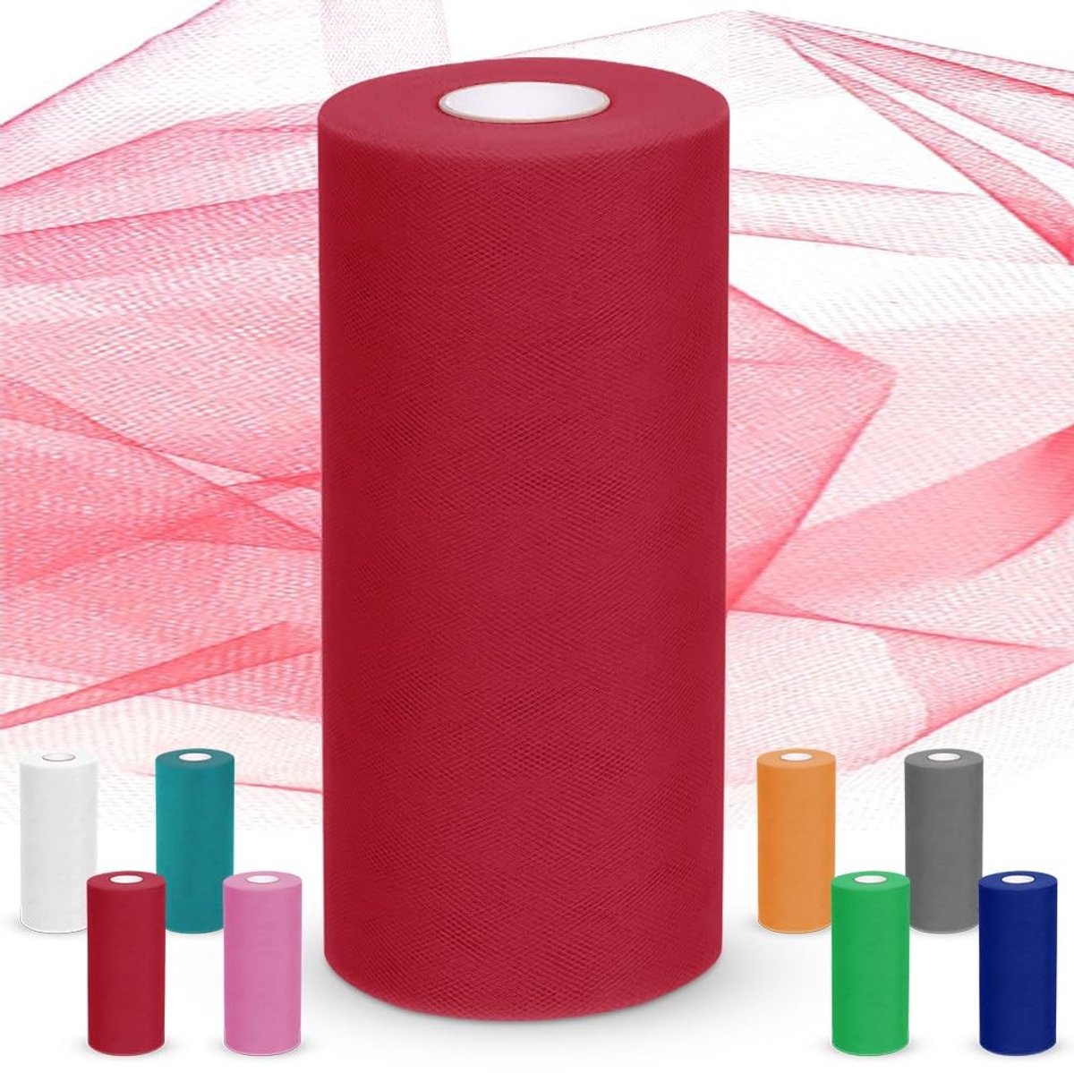 Elzusha - Tulle Rol 30cm x 92m voor Bruiloft en DIY Decoraties