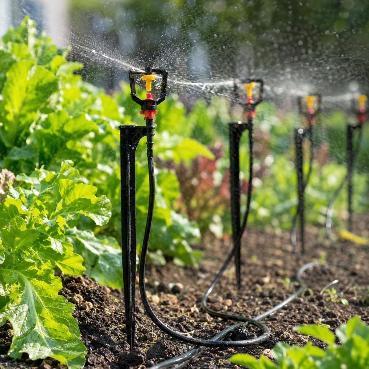 10 Stuks Micro Spray Doppen, 360 Graden Rotatie Sprinkler, Verstelbare Druppelirrigatie voor Tuin en Planten