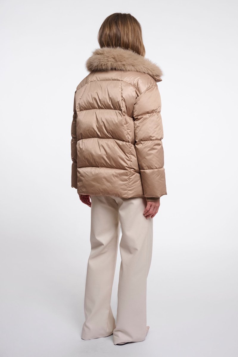 Rino & Pelle Jassen Sigi padded coat Light Toast