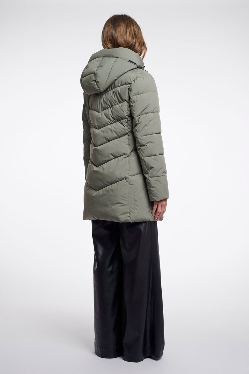 Rino & Pelle Jassen - Yasmina coat - Misty basil