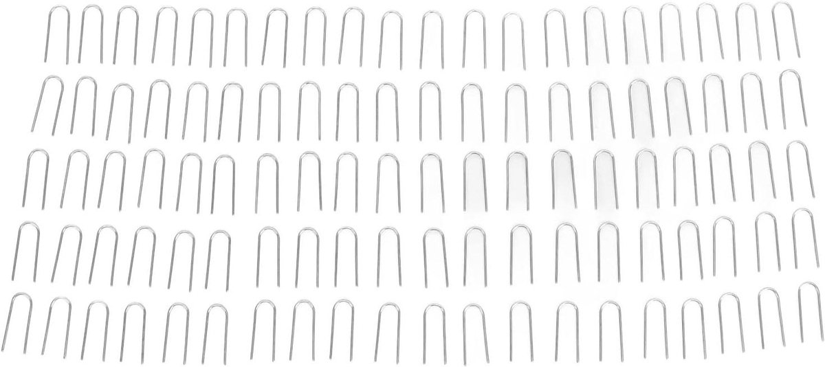 Nichrome U-ringen - Kralen haken - Sieraden maken - Hittebestendig materiaal - 100 stuks - Zilverkleurig