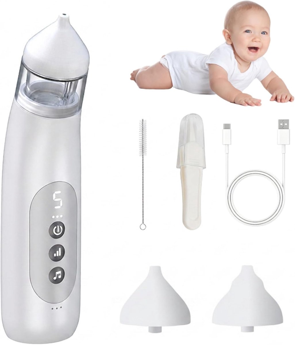 Elektrische Baby-neusreiniger – Baby-neusreiniger – Neusaspirator voor Baby