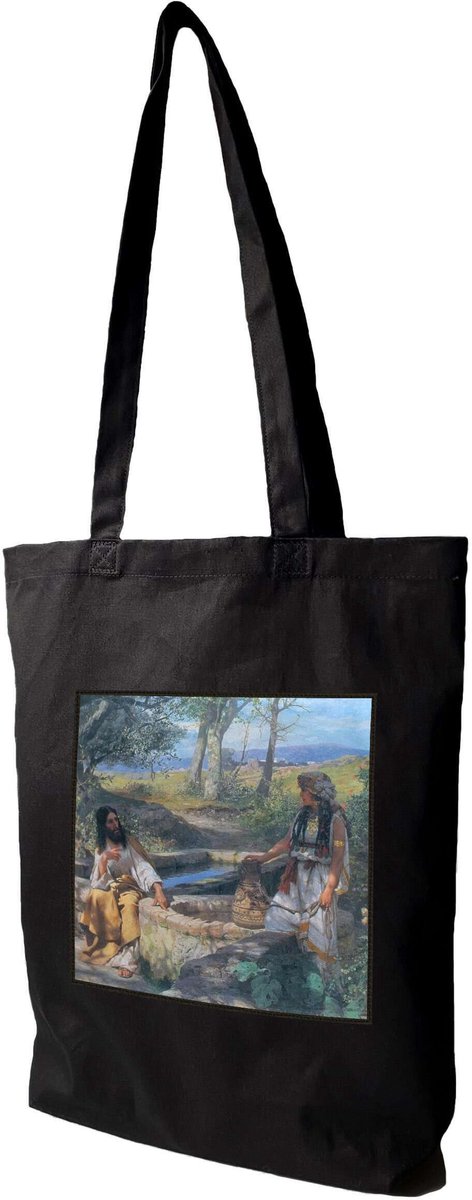 Stijlvolle Shopper Tas met Unieke Opdruk - Ruim en Duurzaam