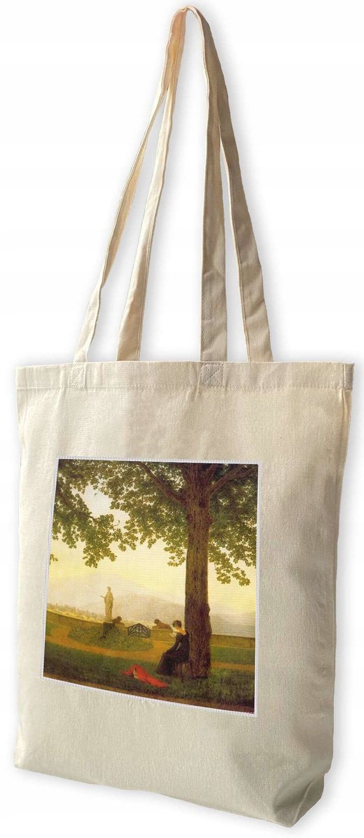 Caspar David Friedrich Shopper met patch - Canvas, 38x41cm