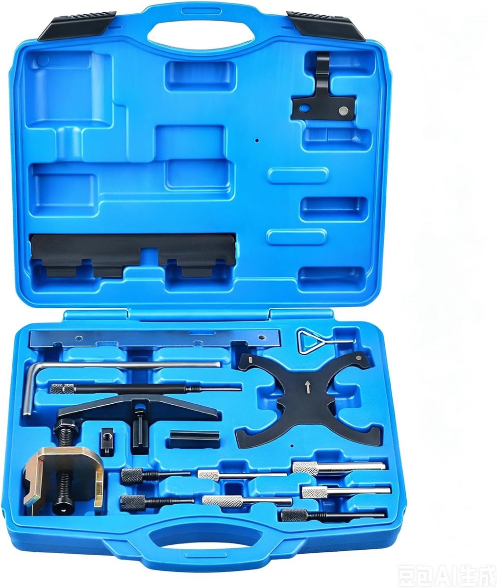 vliegwielvergrendelingsgereedschap, compatibel met Ford Fiesta Focus 1.4 1.6 1.8 2.0 Di/TDCi/TDDi ECOBOOST 1.6 Ti-VCT 1.5 1.6, vervangt 303-1097 303-1550