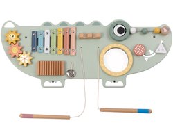 Tooky Speelgoed Houten Manipulatiebord Krokodil 3 St. - UNI