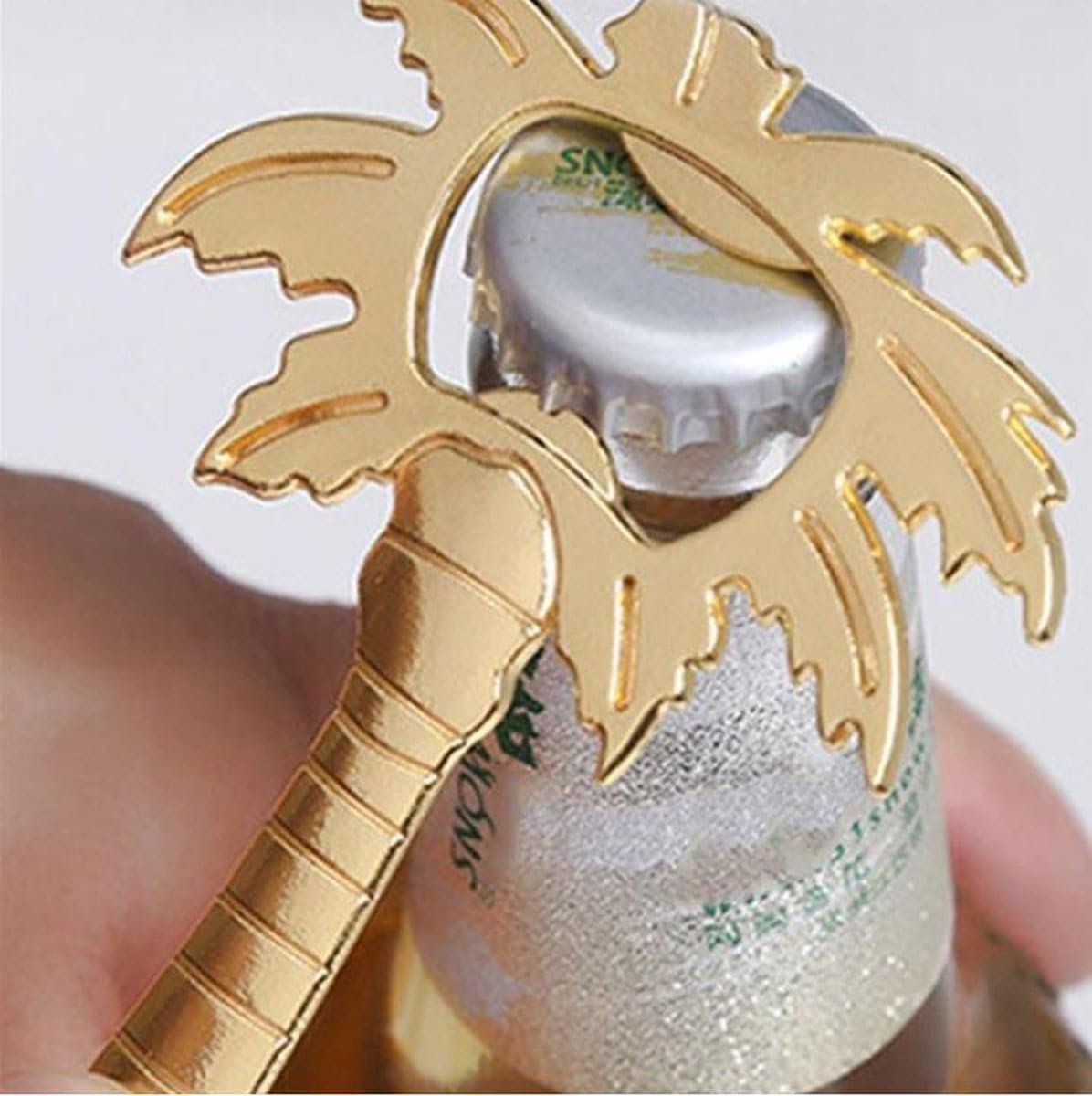 Gouden Bieropener Palmboom - in cadeau-verpakking - Cadeautip!