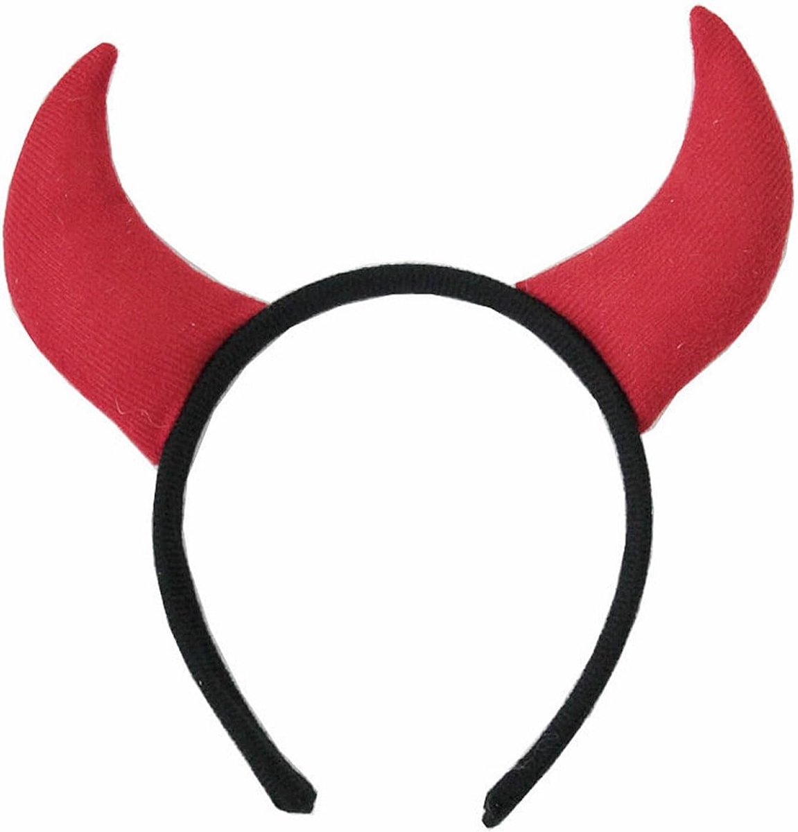 Duivelshoorns op haarband, carnaval, Halloween of themafeest, rood, veersjaal, Halloween, cosplay, duivelshoorns, hoorns