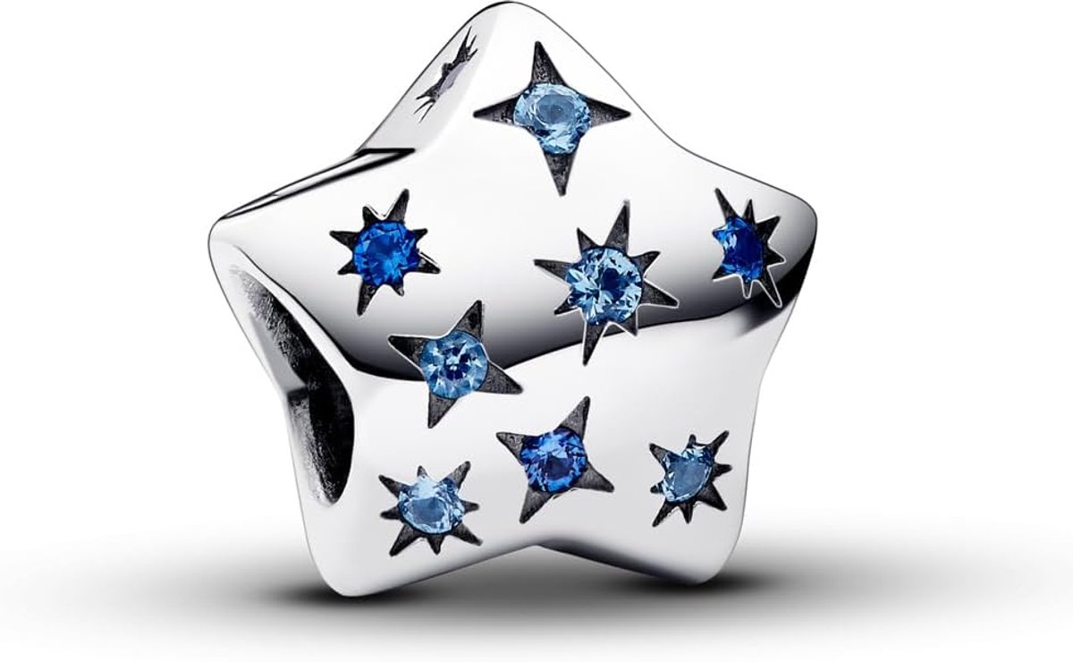 Sprankelende maan-ster bedels kerst compatibel voor Pandora armbanden en kettingen zomer sieraden vrouwen kralen charme