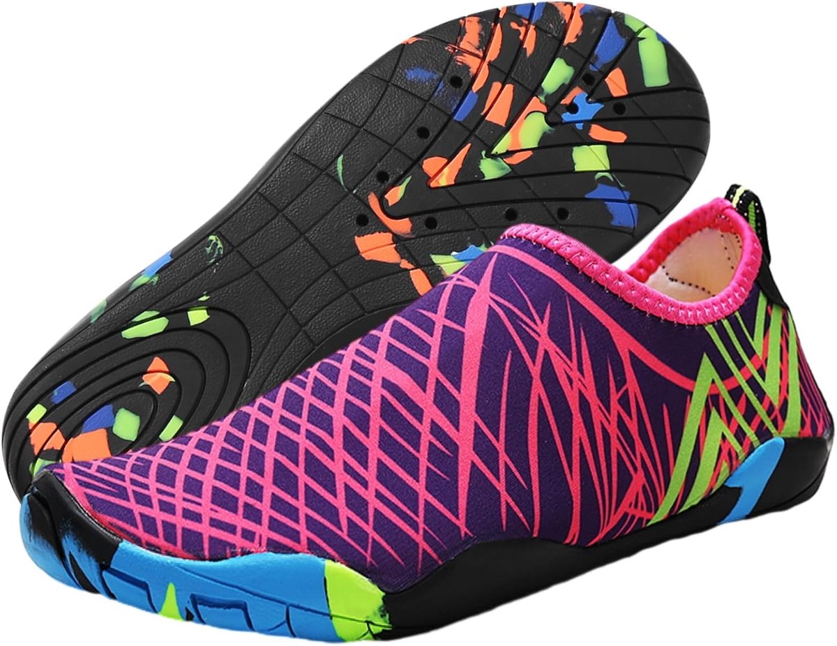 Waterschoenen Vrouwen Mannen Strandschoenen Sneldrogende Blotevoetenschoenen Zwemschoenen Lichtgewicht Aqua Zee Sportschoenen voor Yoga Snorkelen Surfen