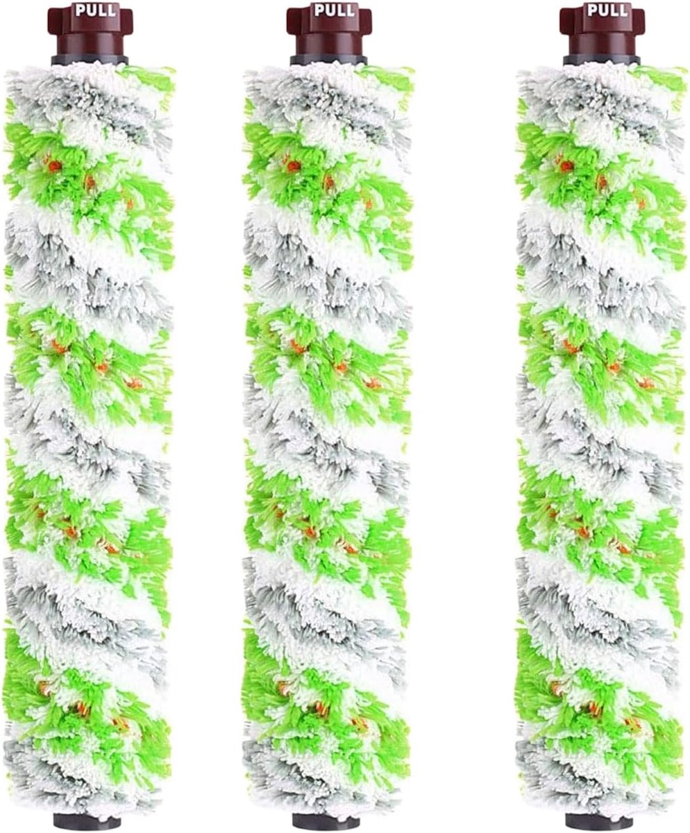 3-pack vervanging 2460 CrossWave multi-vlakborstelrol, borstel accessoires voor Bissell CrossWave 17132, 1785, 2519, 2306A 1785A 3888A stofzuiger, reserveonderdeel# 1613568 &161-3568.
