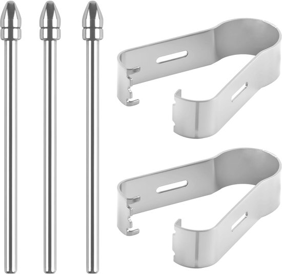 3 stuks universele fijne potloodpunten van titaniumlegering, compatibel met BOOX Pen 2 Pro, punten voor Galaxy Tab, S7 FE pen, vervanging voor S Pen met 2 klemmen inbegrepen — afbeelding 5