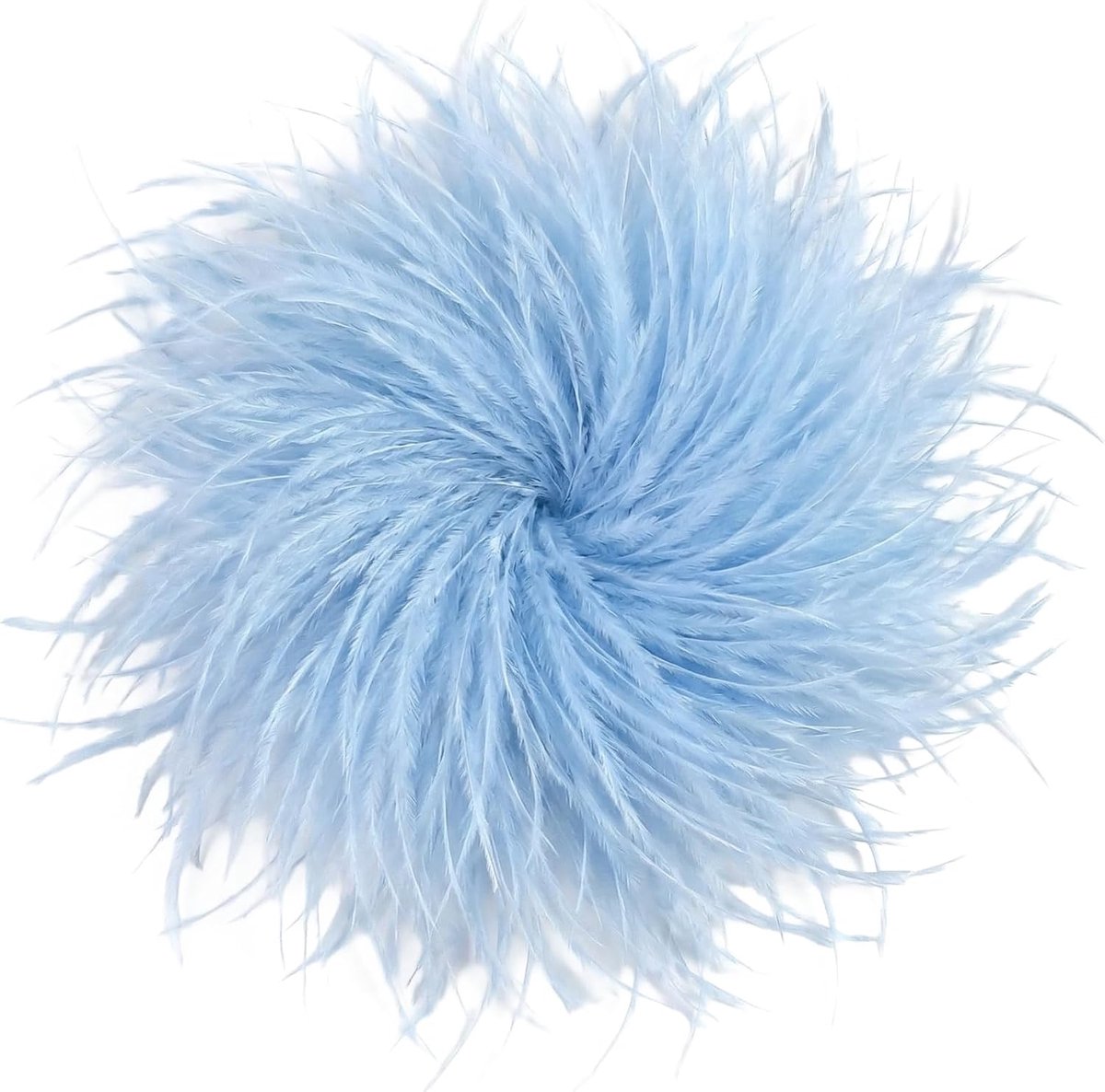 Vederbroche dames - veerbroche broche broche struisvogelveer fluffy | ansteckblume pompon broche om vast te klemmen | vintage voor bruiloft bruid carnaval blazer jurk
