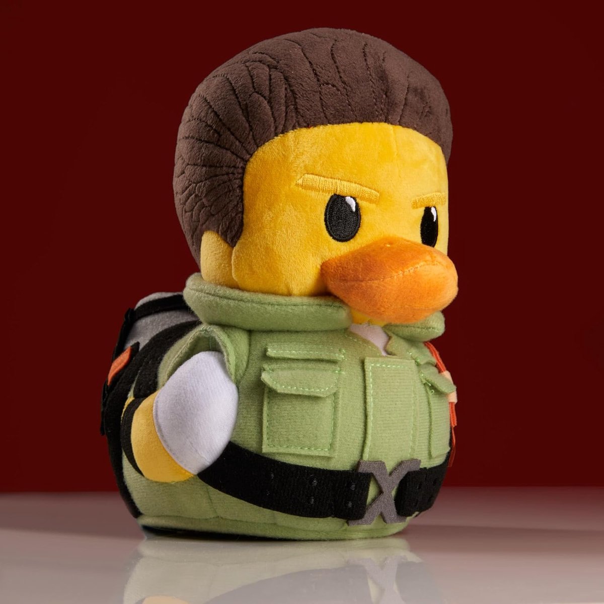 Pluche: Resident Evil - Chris Redfield Cosplayende Rubberen Eend Zacht Pluche Verzamelobject