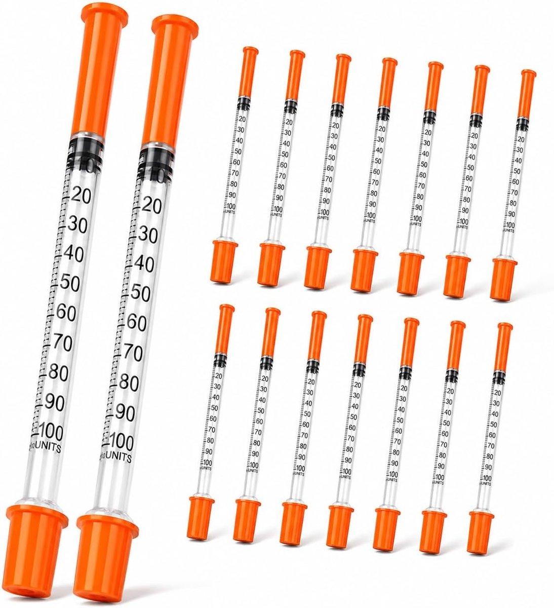 Plastic dispenser 1,0 ml - 29G 8 mm precisieapplicators - individueel verpakt - ideaal voor nauwkeurig aanbrengen - SnelShoppen