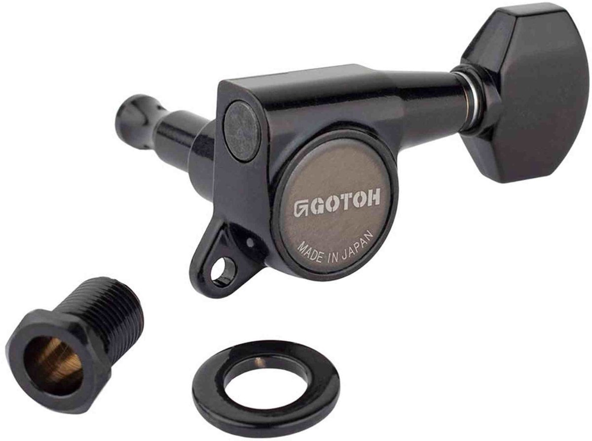 Gotoh GTH13842 SG381 stemmechanieken met 07 knoppen, 6R, cosmo zwart
