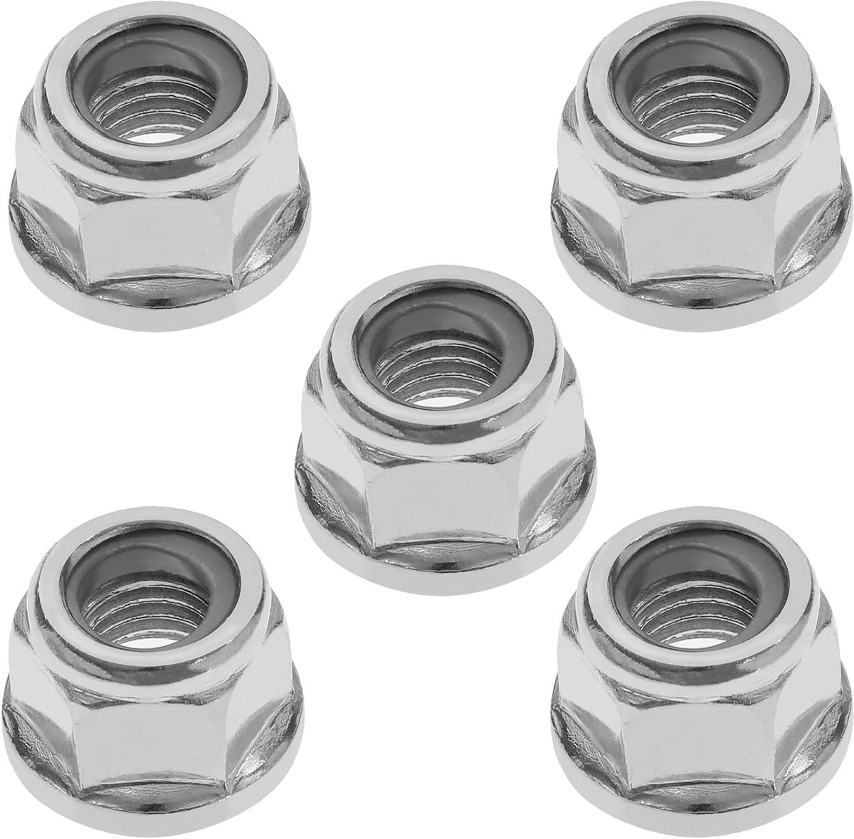5 STKS Links Draad Borstel Blade Bolt Moer M12x1.5 Compatibel met Stihl FS300 FS350 FS400 FS450 FS480 Outdoor Power Tool Accessoires