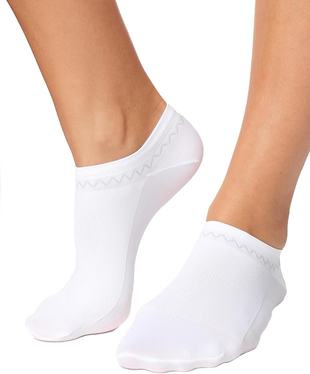 Sokken (6 stuks) voor dames, Wit 30, 39-42 EU