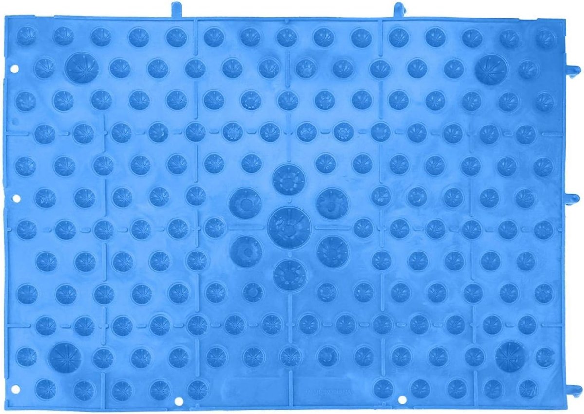 Voetmassage Mat Acupressuur Mat Voetreflexologie Lopen Teen Plaat Massage Pad Badkamer Mat Yoga Mat Antislipmat Outdoor Game(blue)