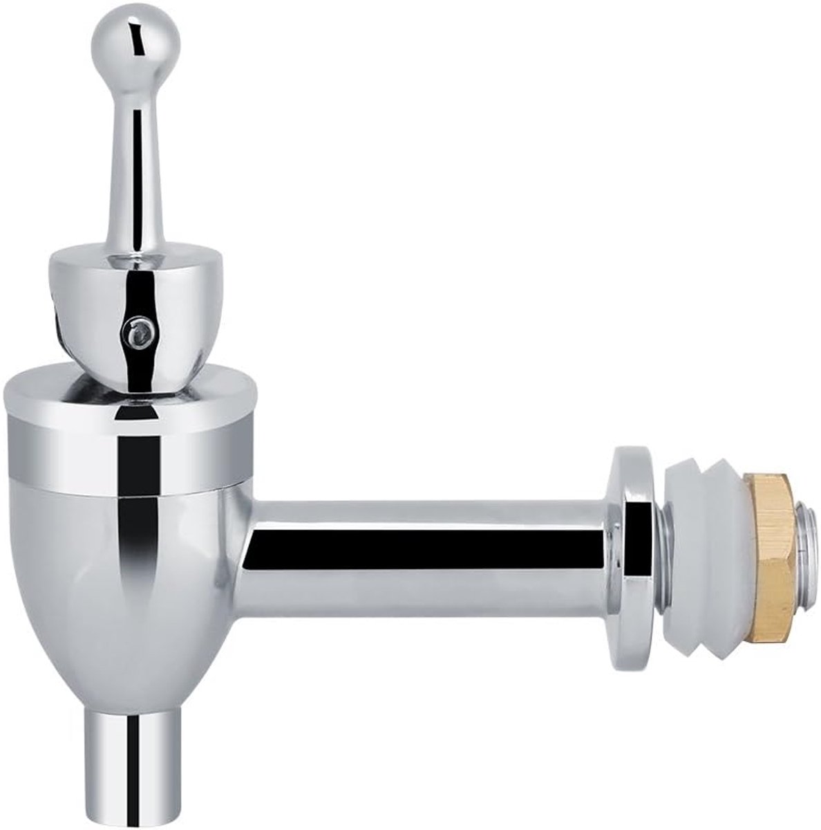 kraankraan Dispenser Water Dispenser Vervanging Spigot voor Wijn Bier Drank (12mm-Chrome)
