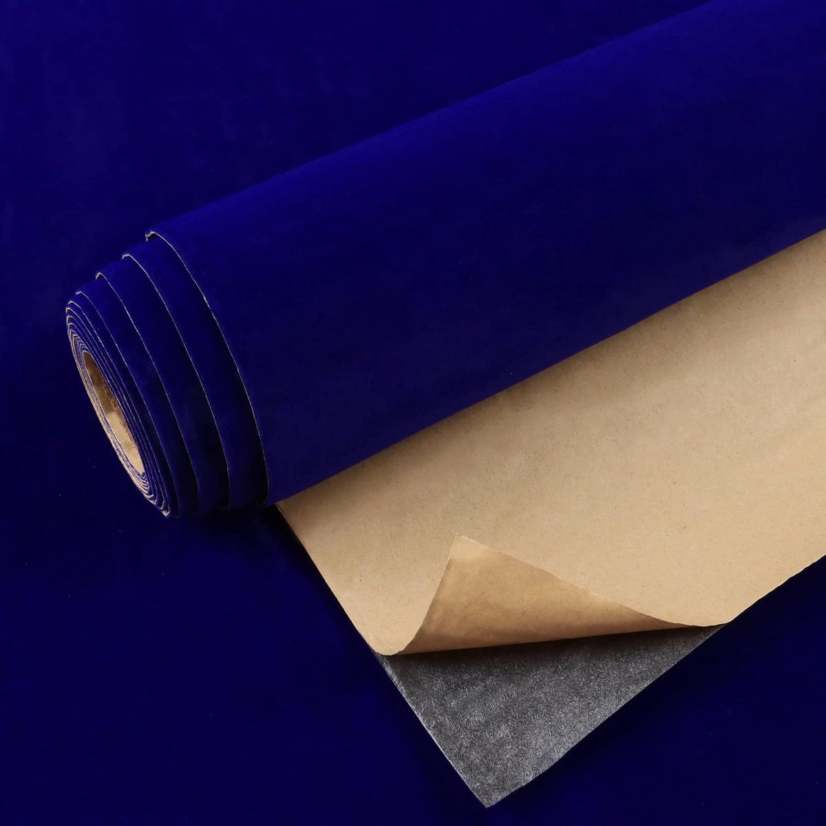 Behang voor Sieraden Lade Blauw Contactpapier Zelfklevende Kleverige Rug Plastic Roll Dikke Vinyl Wrap voor Meubelvoering Papier voor Laden Slaapkamer Dressoir 40 cm × 300 cm