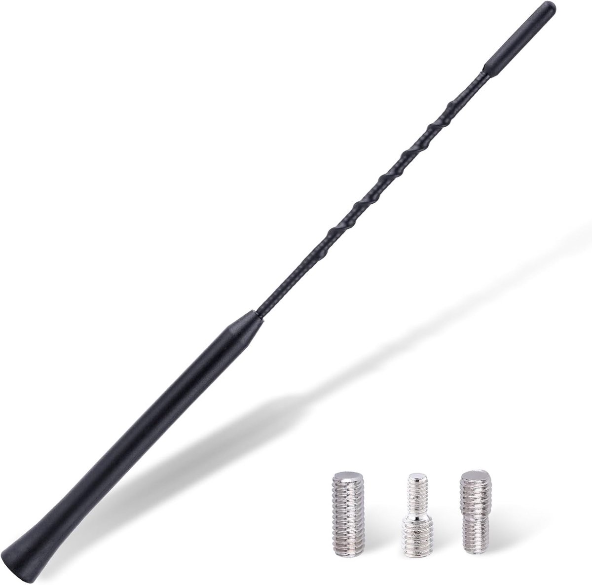 autoantenne, 28 cm, universele staafantenne, vervanging met sterke FM/AM/DAB-ontvangst, M4, M5, M6 schroefdraad